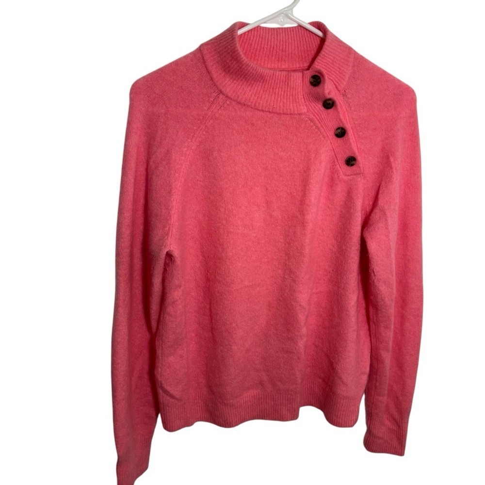 J. Crew Factory Button Sweater In Extra-Soft Yarn… - image 1